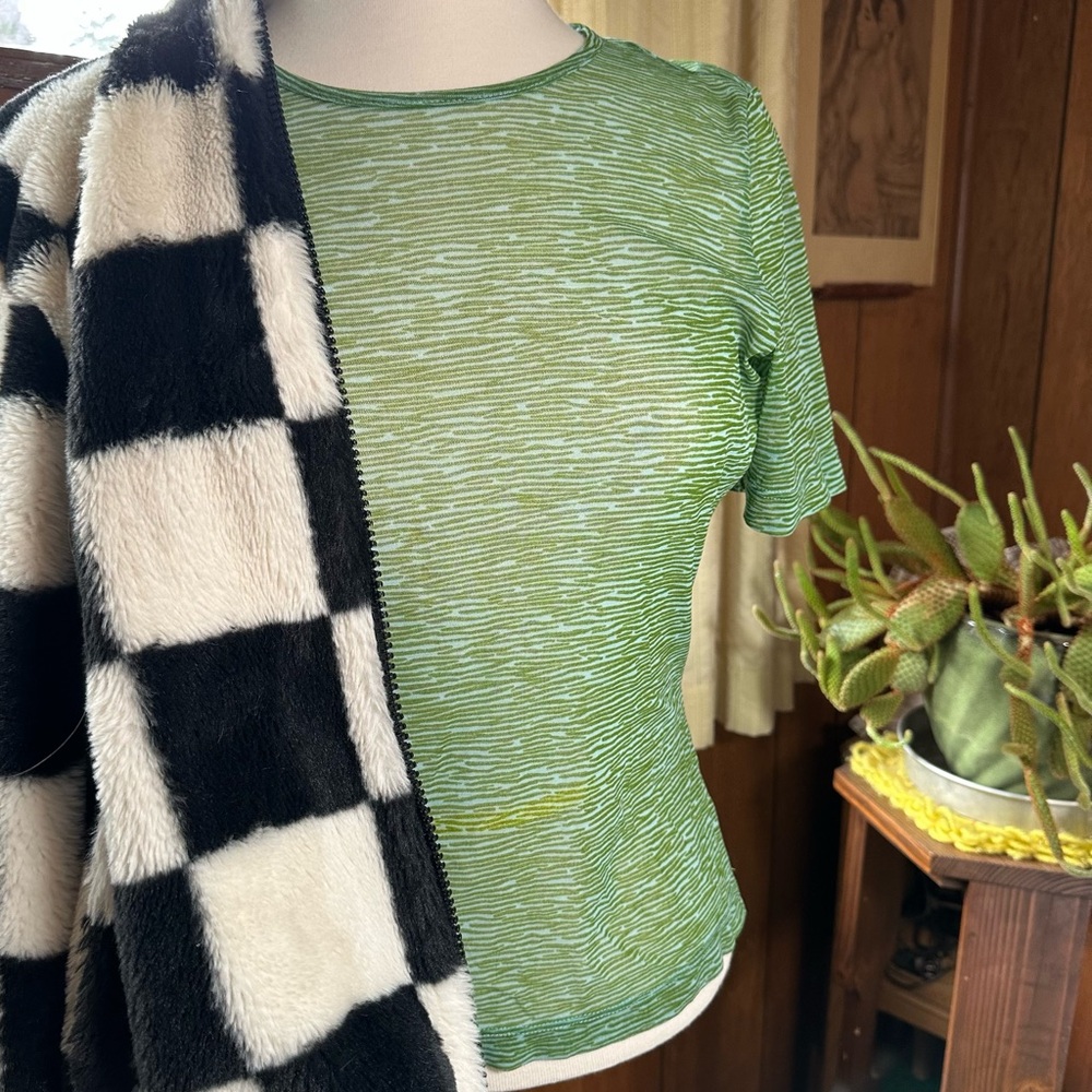 Mexx • Micro Mesh Striped Top